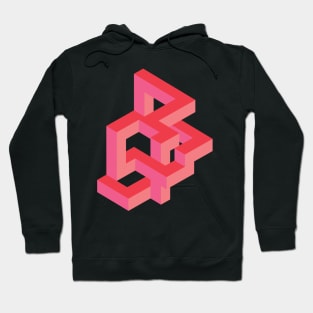 PINK OPTICAL ILLUSION Hoodie